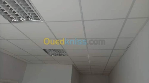 Faux plafond démontable 60×60. Pvc