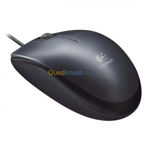 LOGITECH M90 - SOURIS FILAIRE OPTIQUE USB, HAUTE PRÉCISION 1000 DPI, CONFORT AMBIDEXTRE, PLUG & PLAY