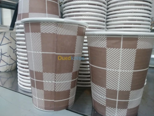 صناعة وتصنيع الأكواب الورقية جميع المق