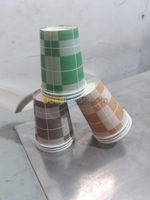 صناعة وتصنيع الأكواب الورقية جميع المق