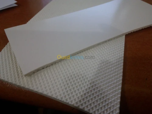 Bande en PVC Blanche pour gaufrette