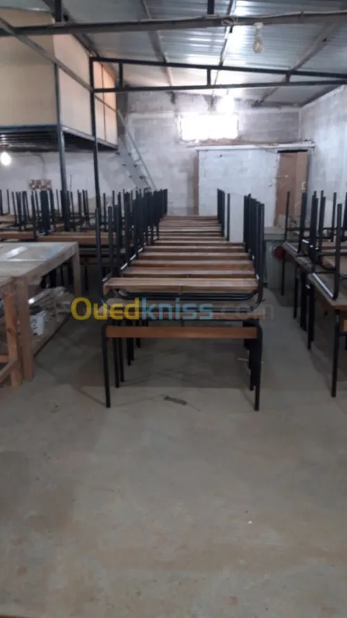 Fabrication de mobilier scolaire