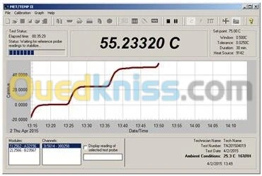 Métrologie Température/étalonnage
