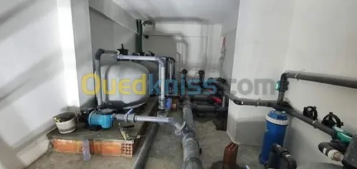 Plombrie chauffagiste ,travaux piscine