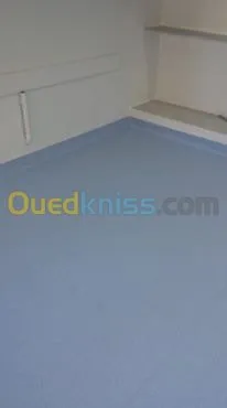 équipe pose gerflex moquette pvc antis