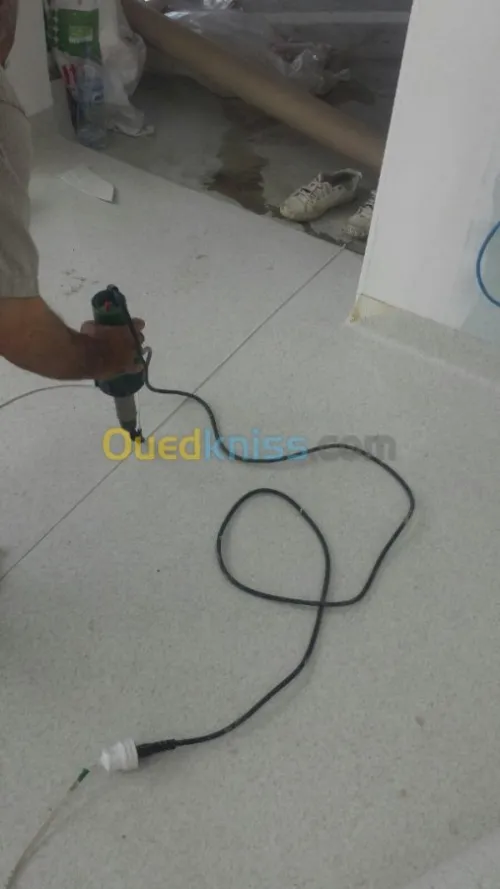 équipe pose gerflex moquette pvc antis