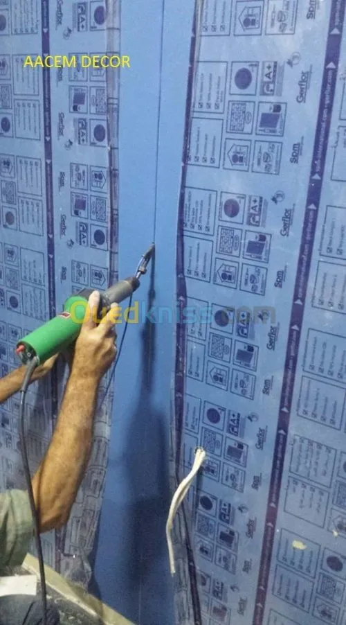 équipe pose gerflex moquette pvc antis