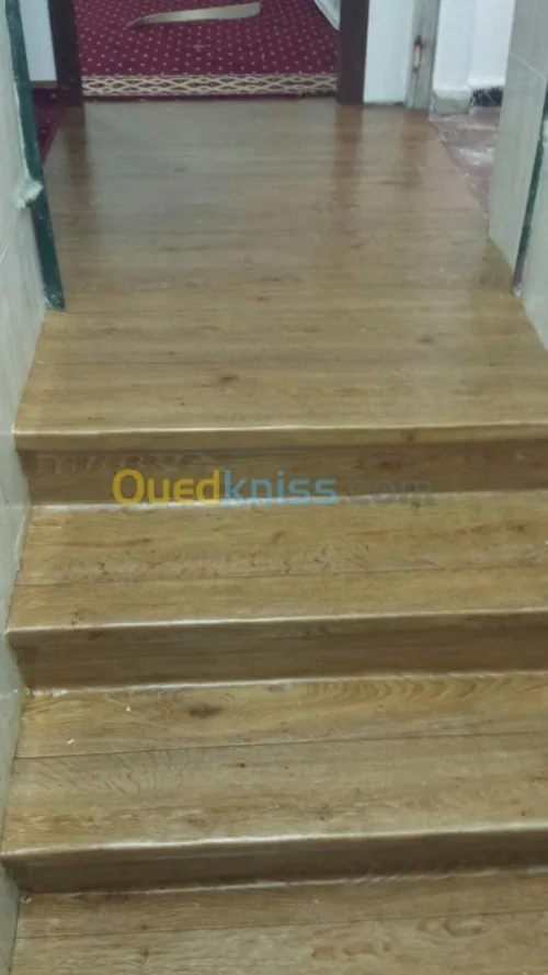 équipe pose gerflex moquette pvc antis