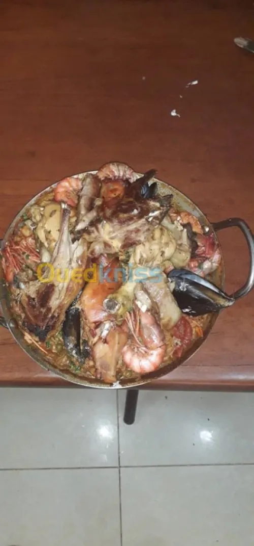 Paella et divers plat sur commande 