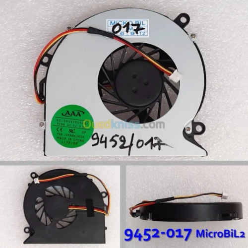 Ventilateur CPU FAN pour PC portable   مروحة كمبيوتر محمول وحدة المعالجة المركزية