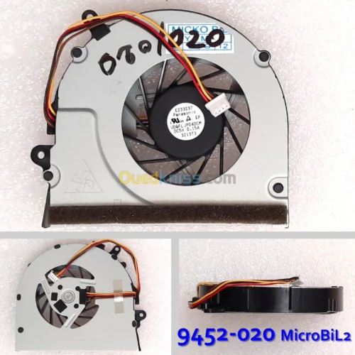 Ventilateur CPU FAN pour PC portable   مروحة كمبيوتر محمول وحدة المعالجة المركزية