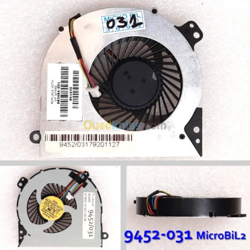 Ventilateur CPU FAN pour PC portable   مروحة كمبيوتر محمول وحدة المعالجة المركزية