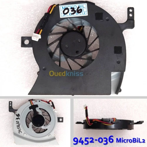 Ventilateur CPU FAN pour PC portable   مروحة كمبيوتر محمول وحدة المعالجة المركزية