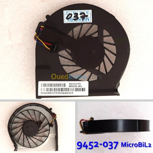Ventilateur CPU FAN pour PC portable   مروحة كمبيوتر محمول وحدة المعالجة المركزية