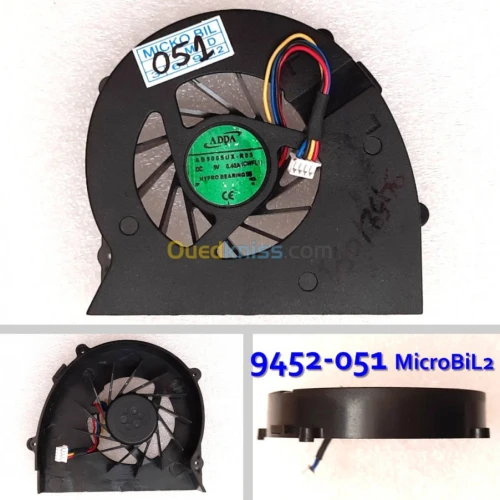 Ventilateur CPU FAN pour PC portable   مروحة كمبيوتر محمول وحدة المعالجة المركزية
