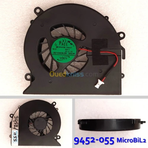 Ventilateur CPU FAN pour PC portable   مروحة كمبيوتر محمول وحدة المعالجة المركزية