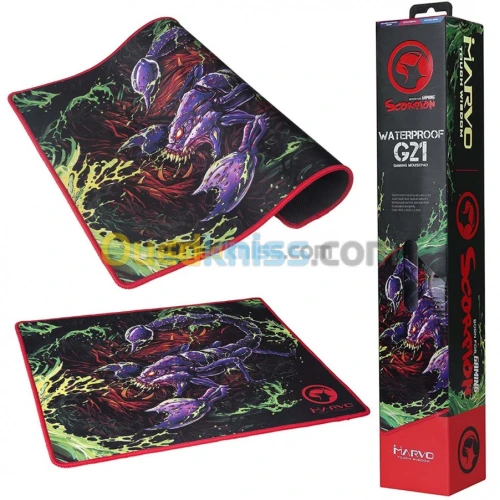 Tapis de souris Gaming Waterproof MARVO Scorpion G21 450 x 400 x 3 mm