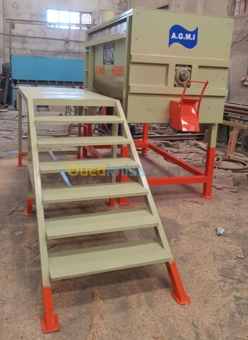 Mélangeur horizontal en Mital et  inox