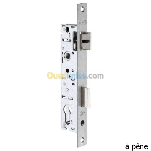Serrure à encastrer pour Aluminium 