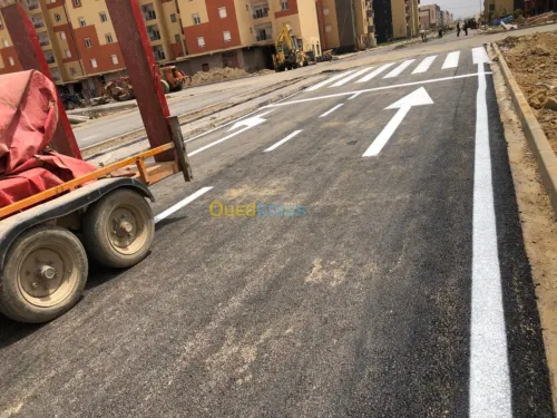 travaux de signalisation routière