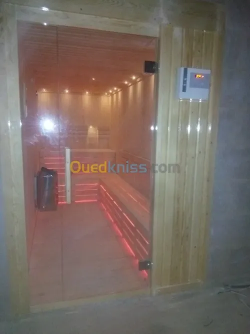 Sauna sur mesure fourniture poussée 48