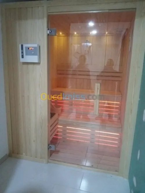 Sauna sur mesure fourniture poussée 48