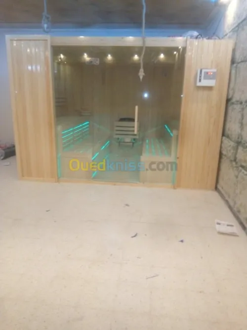 Sauna sur mesure fourniture poussée 48