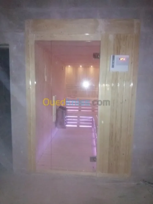 Sauna sur mesure fourniture poussée 48
