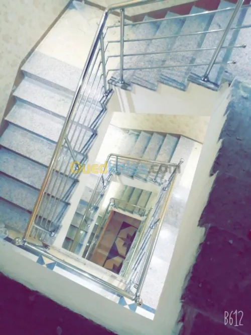 Rampe d'escalier inox et garde corps