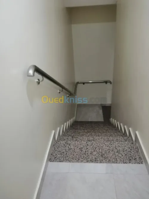 Rampe d'escalier inox et garde corps