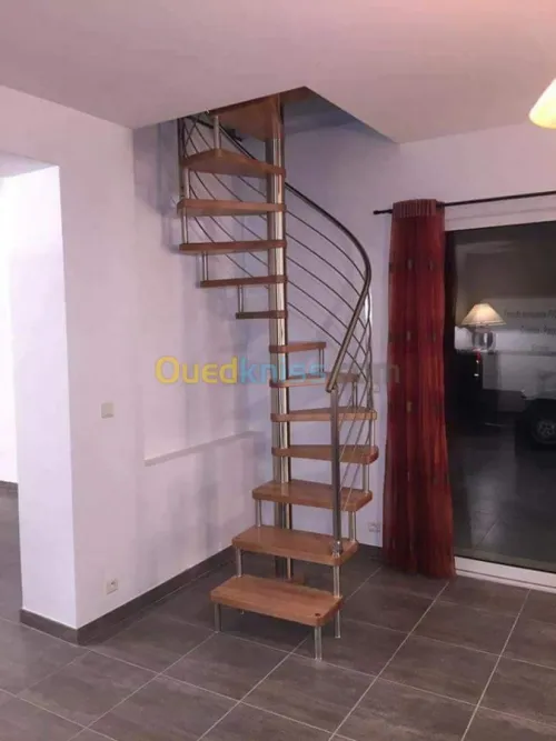 Rampe d'escalier inox et garde corps
