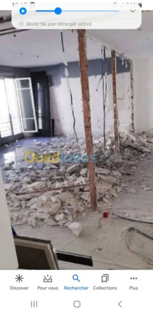 coupe béton et sol  et décapage  