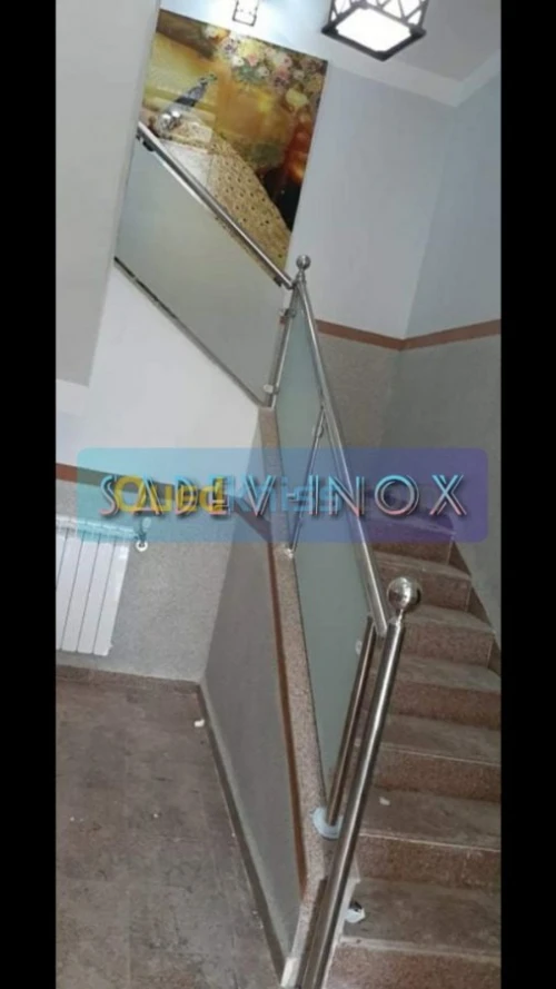 Rampe d'escalier en Inox 