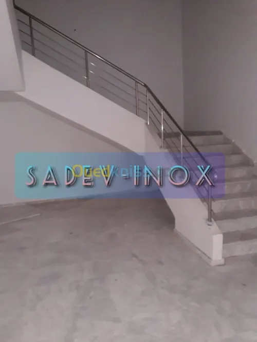 Rampe d'escalier en Inox 