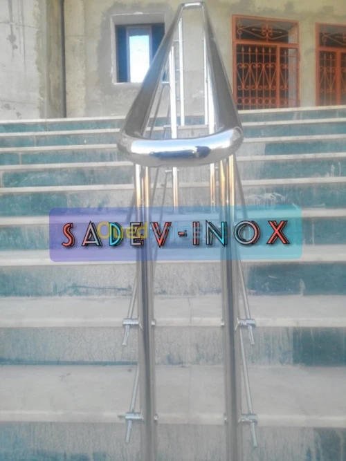Rampe d'escalier en Inox 