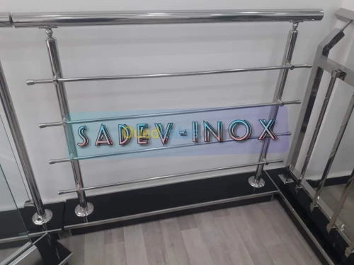 Rampe d'escalier en Inox 