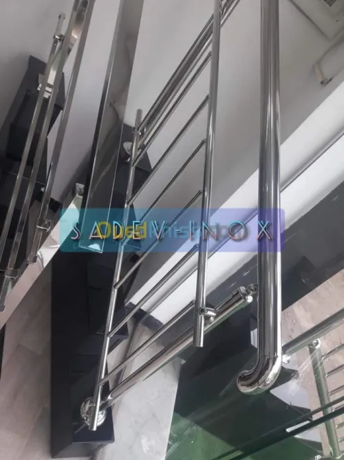 Rampe d'escalier en Inox 