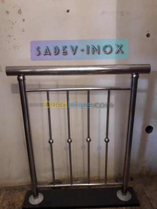 Rampe d'escalier en Inox 