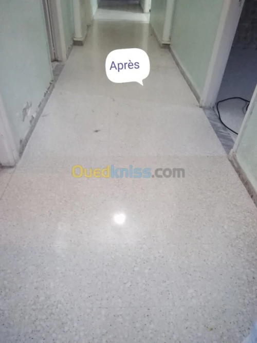 Ponsage et lustrage des sols 