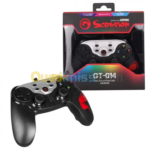 Manette MARVO Scorpion GT-014 Filaire USB pour PC PS3 ANDROID