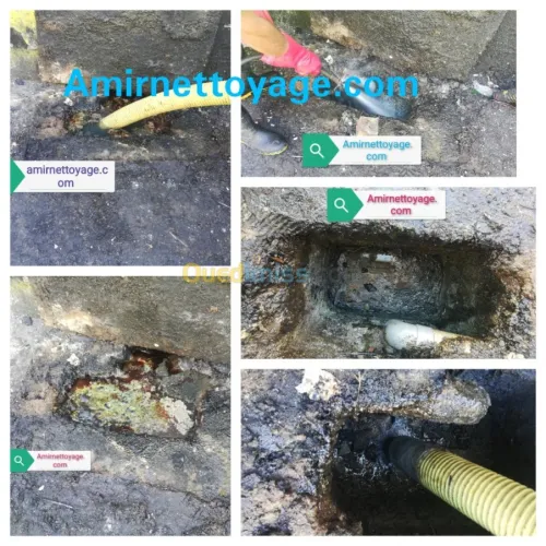 Débouchage conduite vidange fosse sept