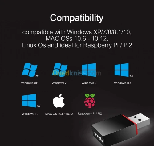 Adaptateur Wifi USB Tenda U3 300Mbps