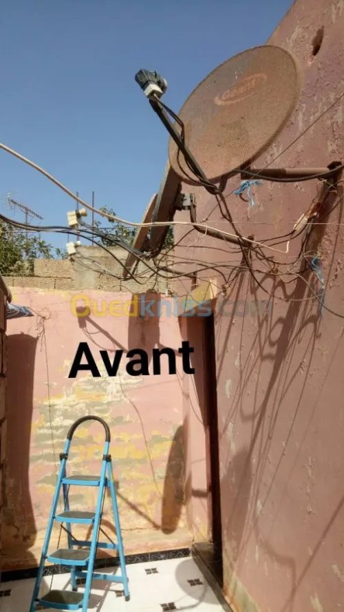 Installation parabole et mise a jour