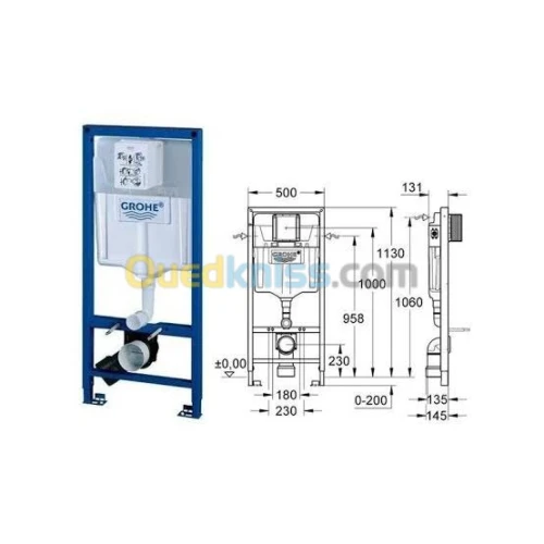 Chasse encastré Grohe