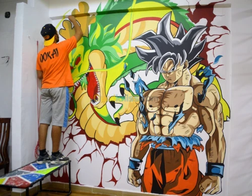Dessin sur mur, Graffiti , Peinture
