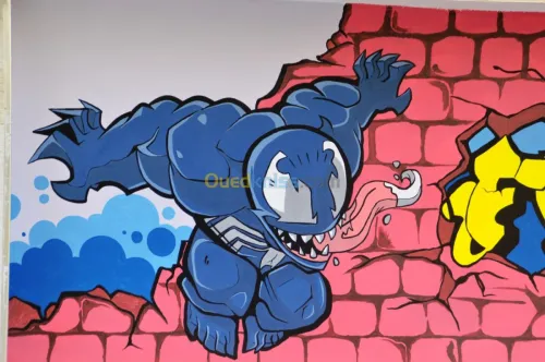 Dessin sur mur, Graffiti , Peinture