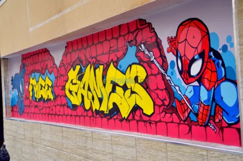 Dessin sur mur, Graffiti , Peinture