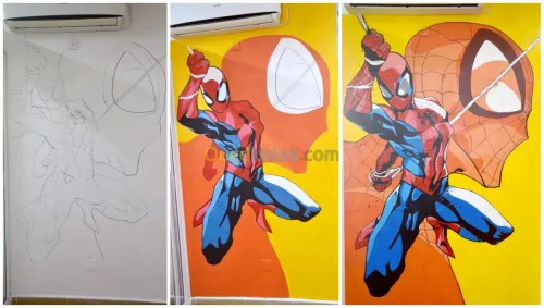 Dessin sur mur, Graffiti , Peinture
