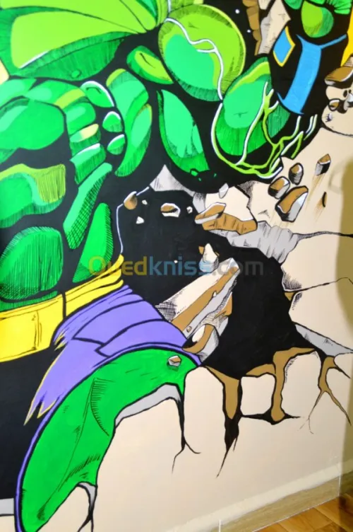 Dessin sur mur, Graffiti , Peinture