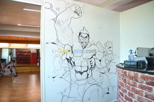 Dessin sur mur, Graffiti , Peinture